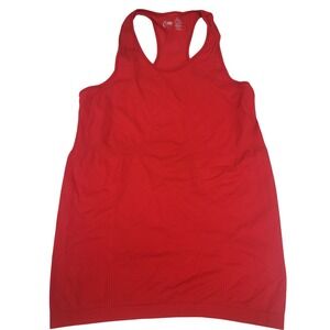 Zyia Active Red Racerback Athletic Tank Top Women's Size L Fitness Running
